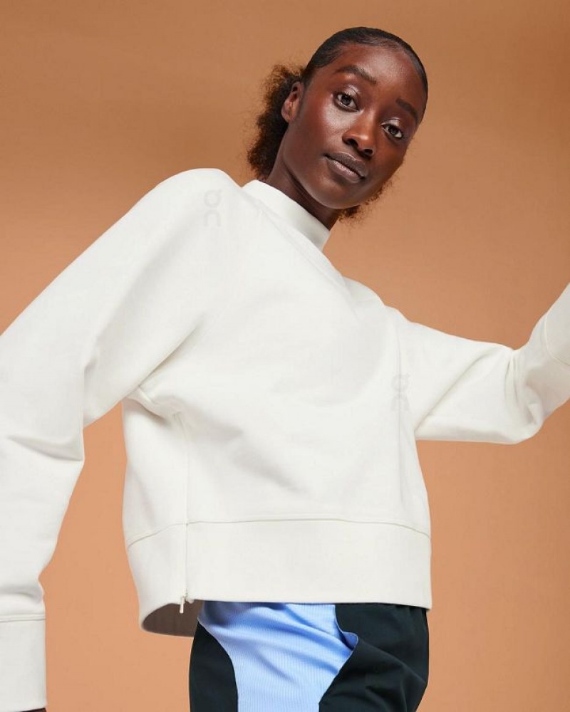 On Cloud Crew Neck Naisten Huppari Valkoinen | FI_ON8673