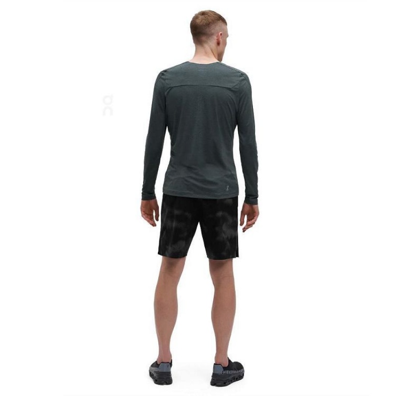 On Cloud Hybridi Lumos Miesten Shortsit Mustat | FI_ON8681