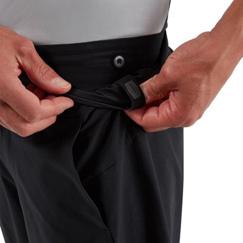 On Cloud Hybridi Miesten Shortsit Mustat | FI_ON8490