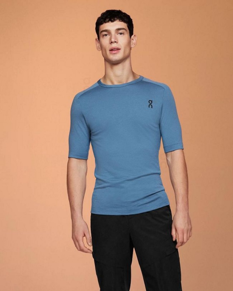 On Cloud Merino-T Miesten T Paidat Sininen | FI_ON8621