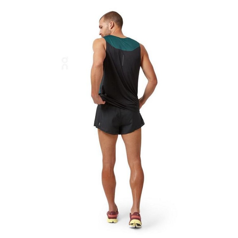 On Cloud Race Miesten Shortsit Mustat | FI_ON8720