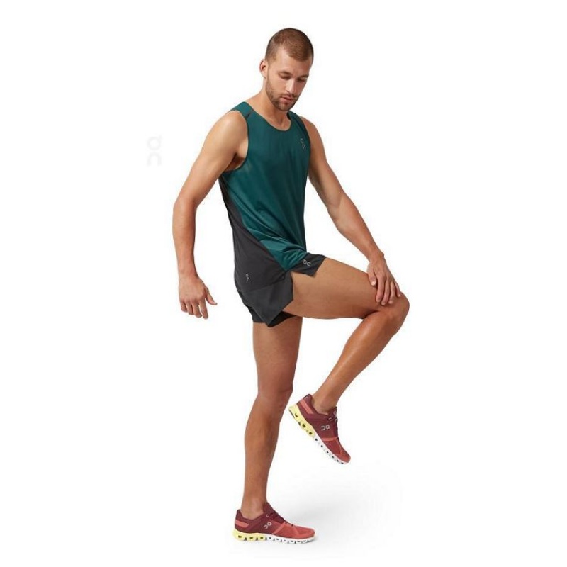 On Cloud Race Miesten Shortsit Mustat | FI_ON8720