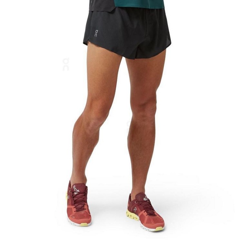 On Cloud Race Miesten Shortsit Mustat | FI_ON8720