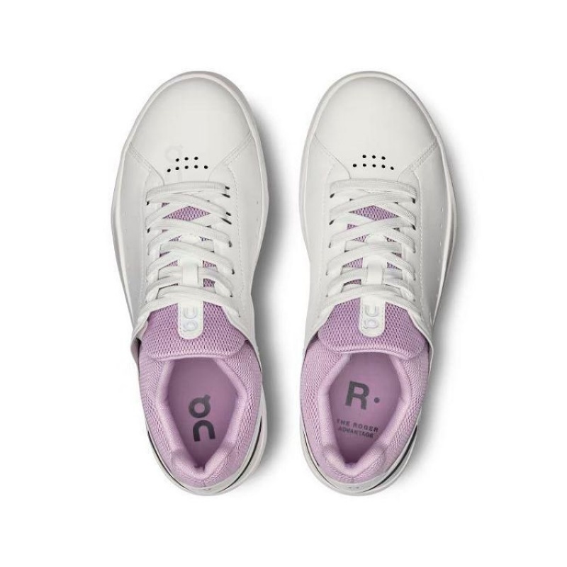 On Cloud THE ROGER Advantage Naisten Tennarit Valkoinen Pinkki | FI_ON8488