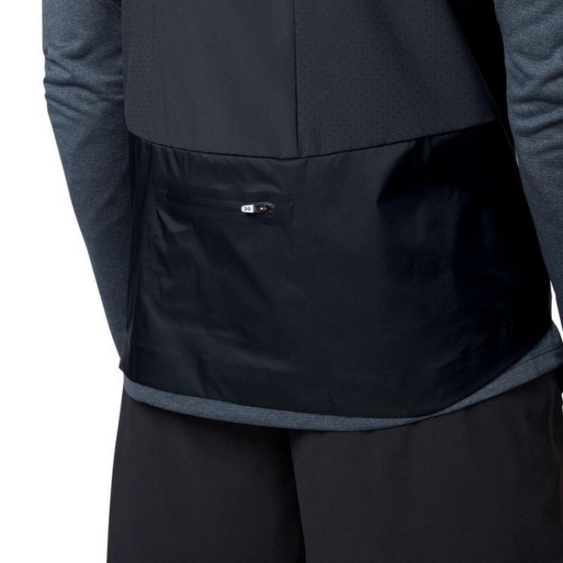 On Cloud Weather Vest Miesten Takit Mustat | FI_ON9068