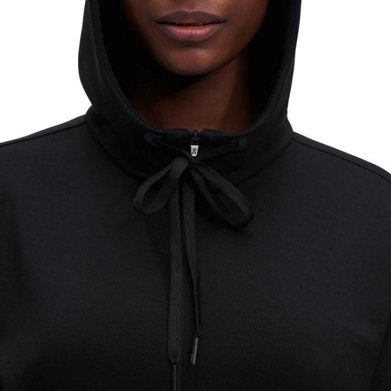 On Cloud Zipped Naisten Huppari Mustat | FI_ON8932